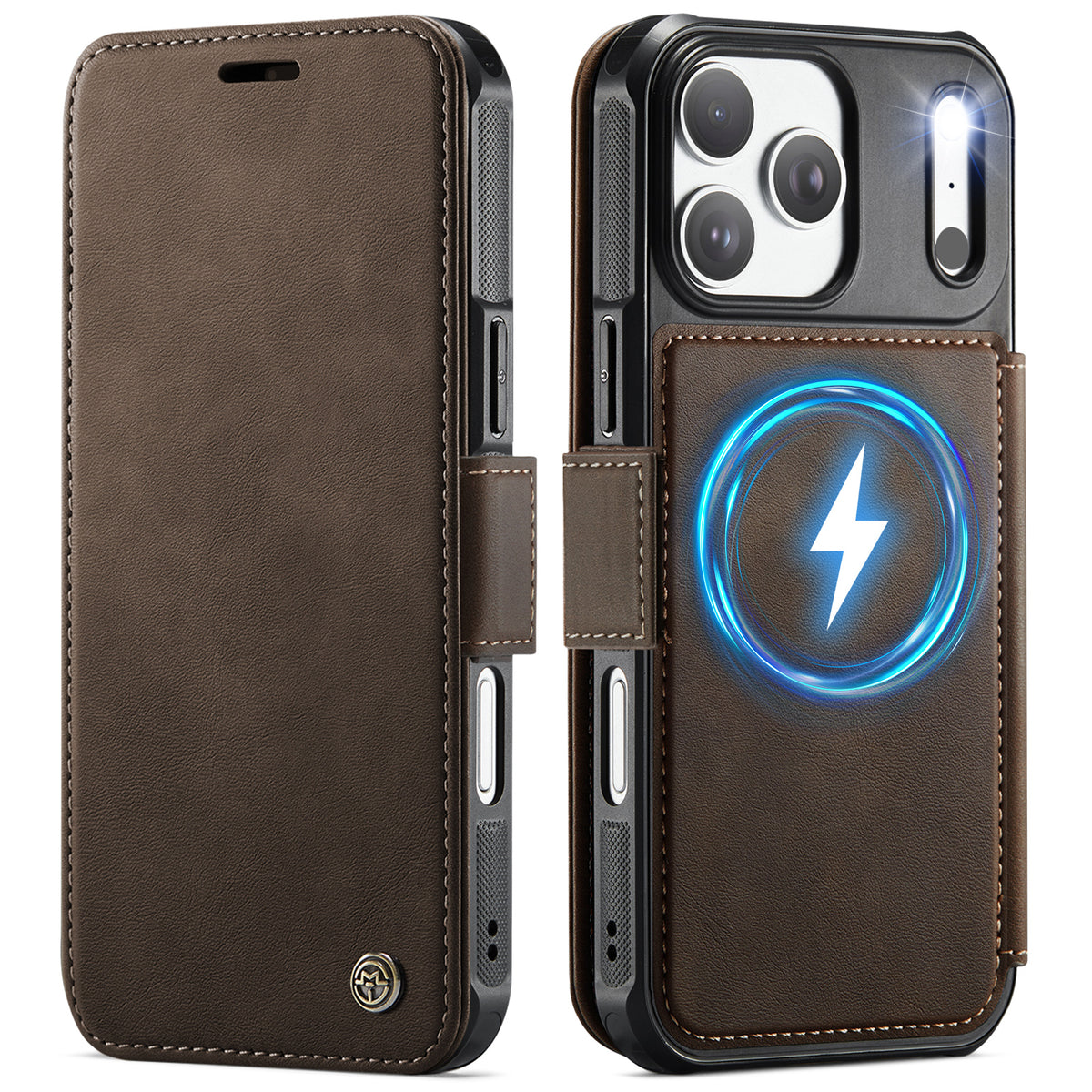 CASEME Magnetic Wallet Flip Case for iPhone 18 Pro / 17 Pro – RFID