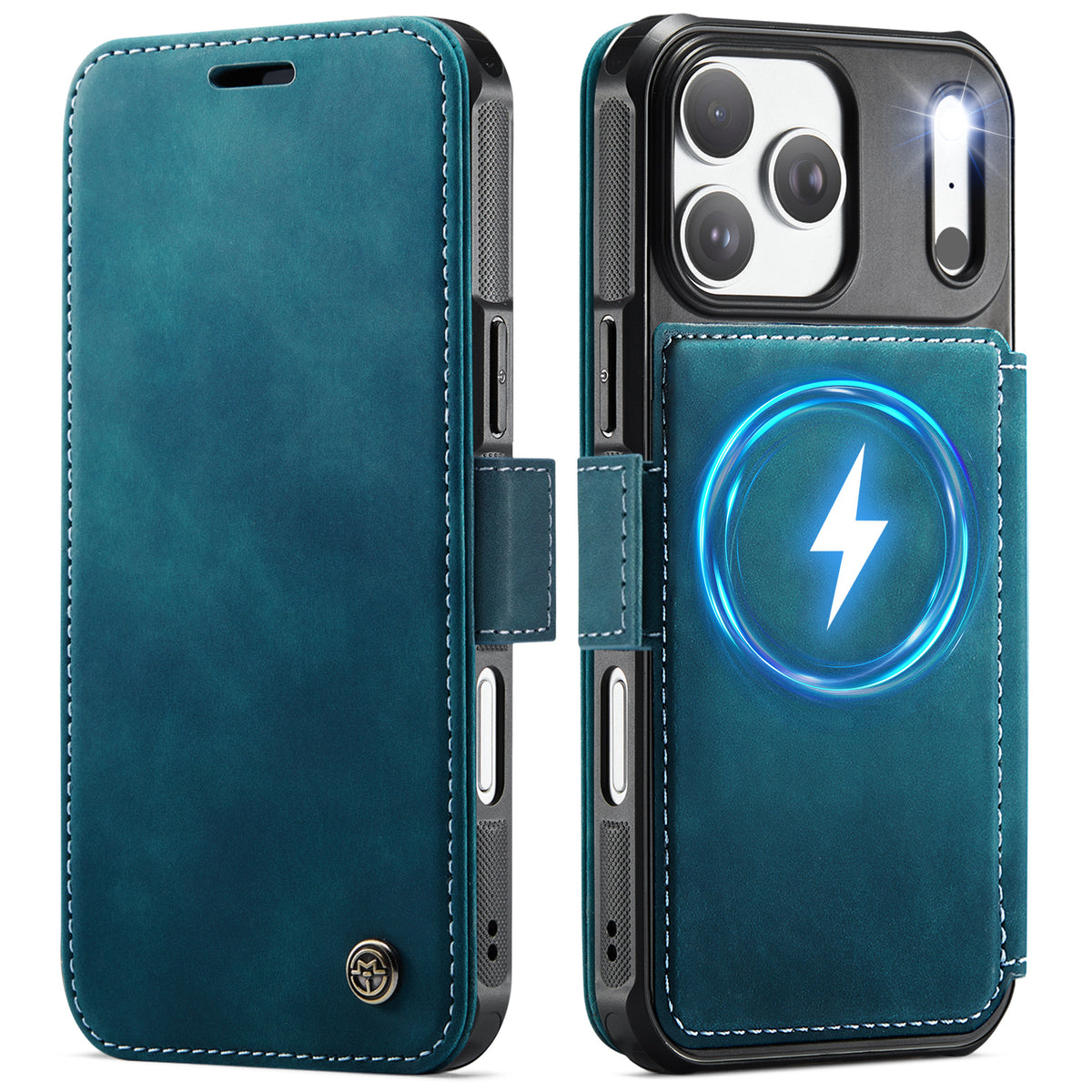 CASEME Magnetic Wallet Flip Case for iPhone 18 Pro / 17 Pro – RFID