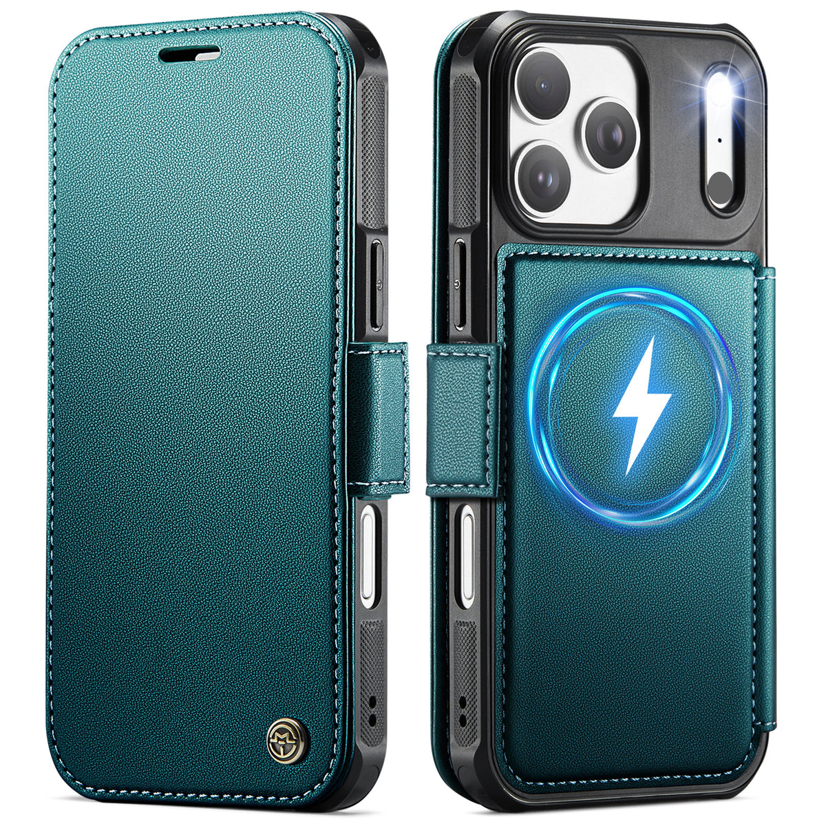 CASEME Magnetic Wallet Flip Case for iPhone 18 Pro / 17 Pro – RFID