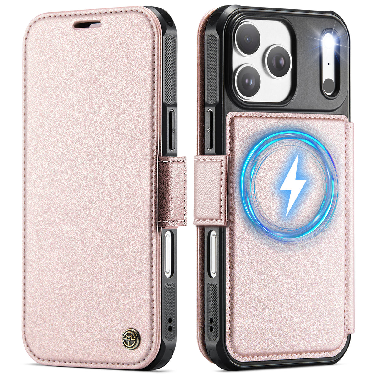 CASEME Magnetic Wallet Flip Case for iPhone 18 Pro / 17 Pro – RFID