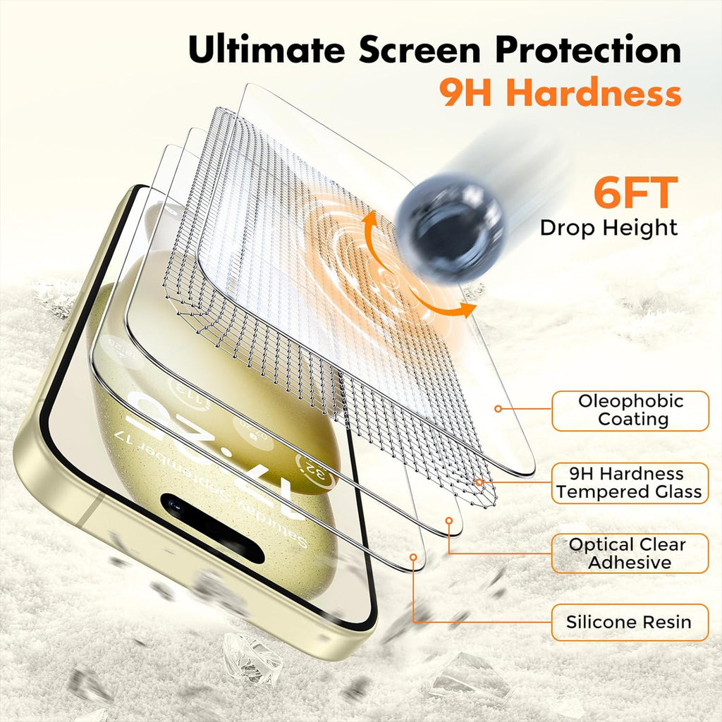 Clear Case for iPhone 18 Pro – 3-in-1 with Screen & Lens Protector