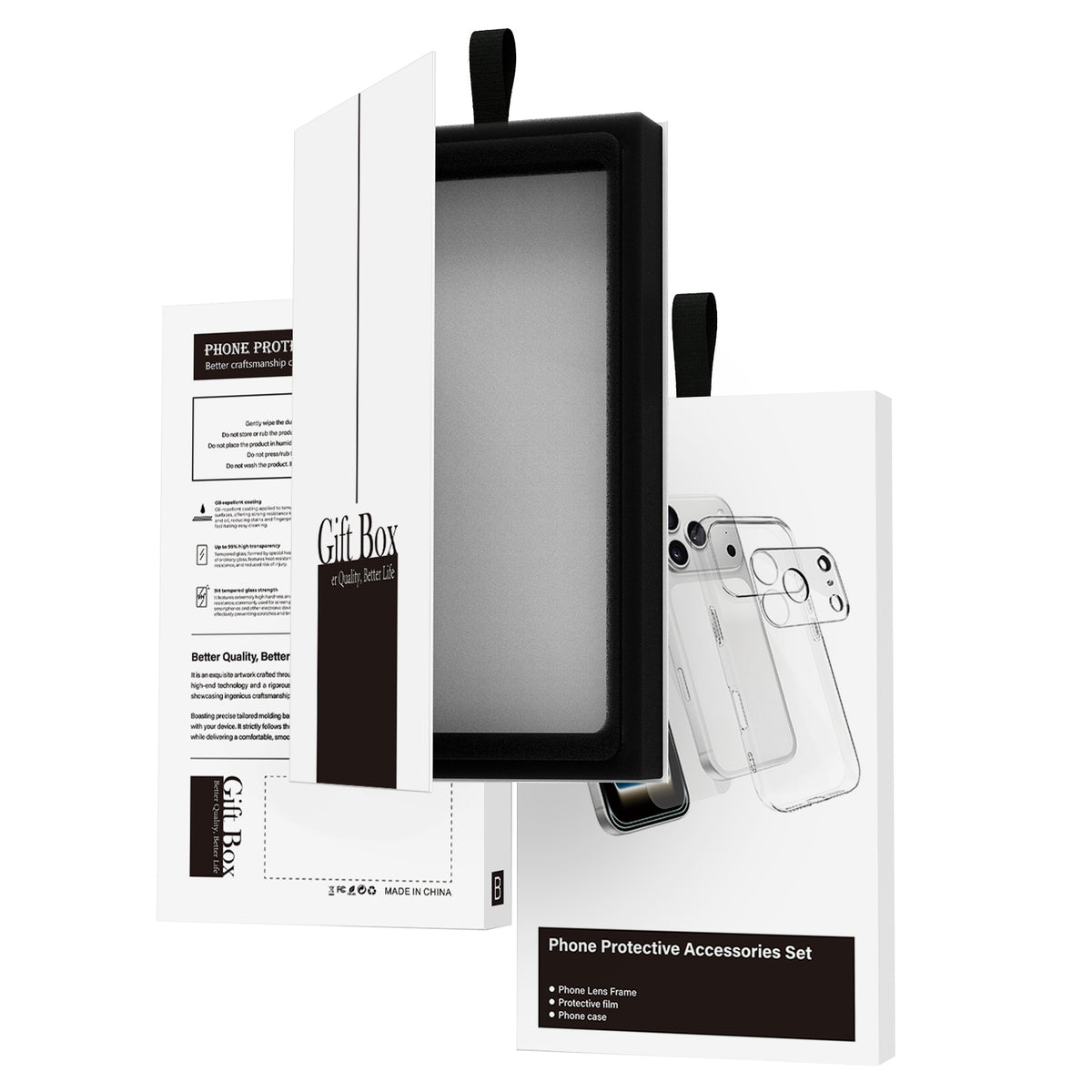Clear Case for iPhone 18 Pro – 3-in-1 with Screen & Lens Protector