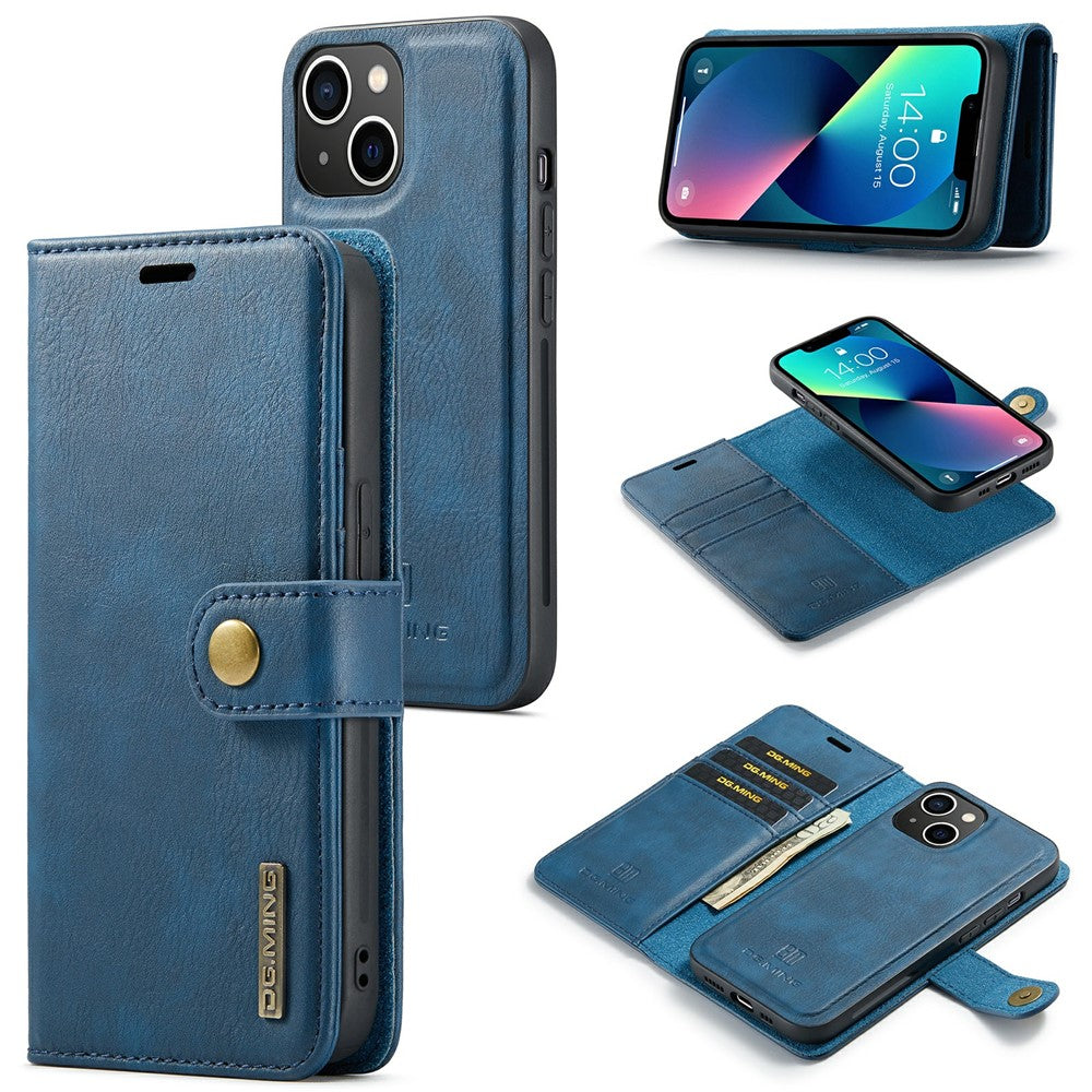 DG.MING Leather Wallet Case for iPhone 15 – image 14