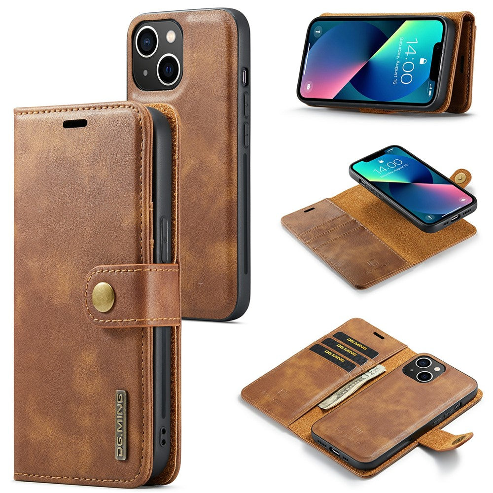 DG.MING Leather Wallet Case for iPhone 15 – image 15