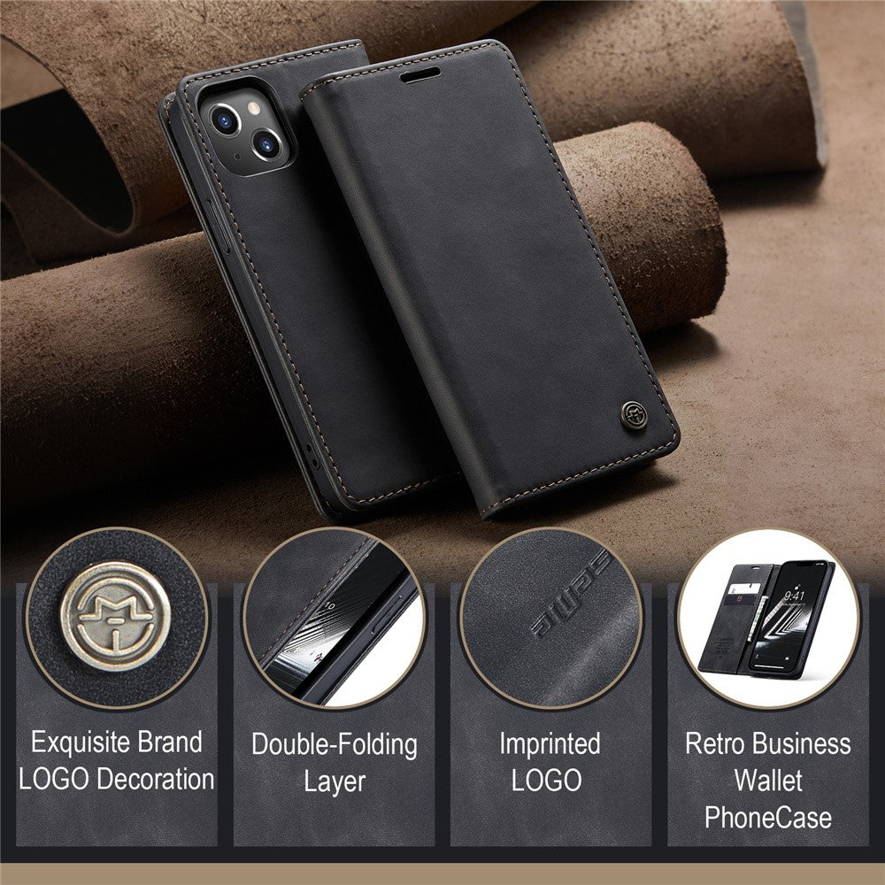 CASEME 013 Series Leather Wallet Case for iPhone 15 – image 12