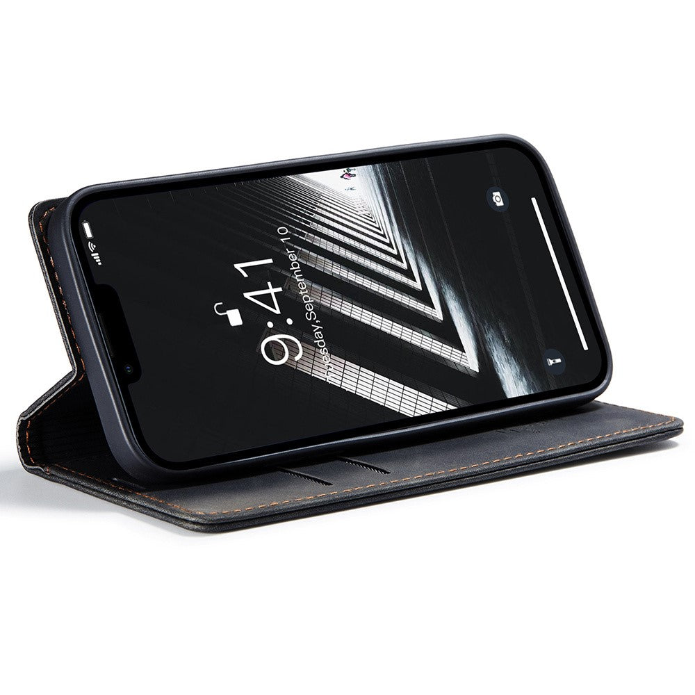 CASEME 013 Series Leather Wallet Case for iPhone 15 – image 3