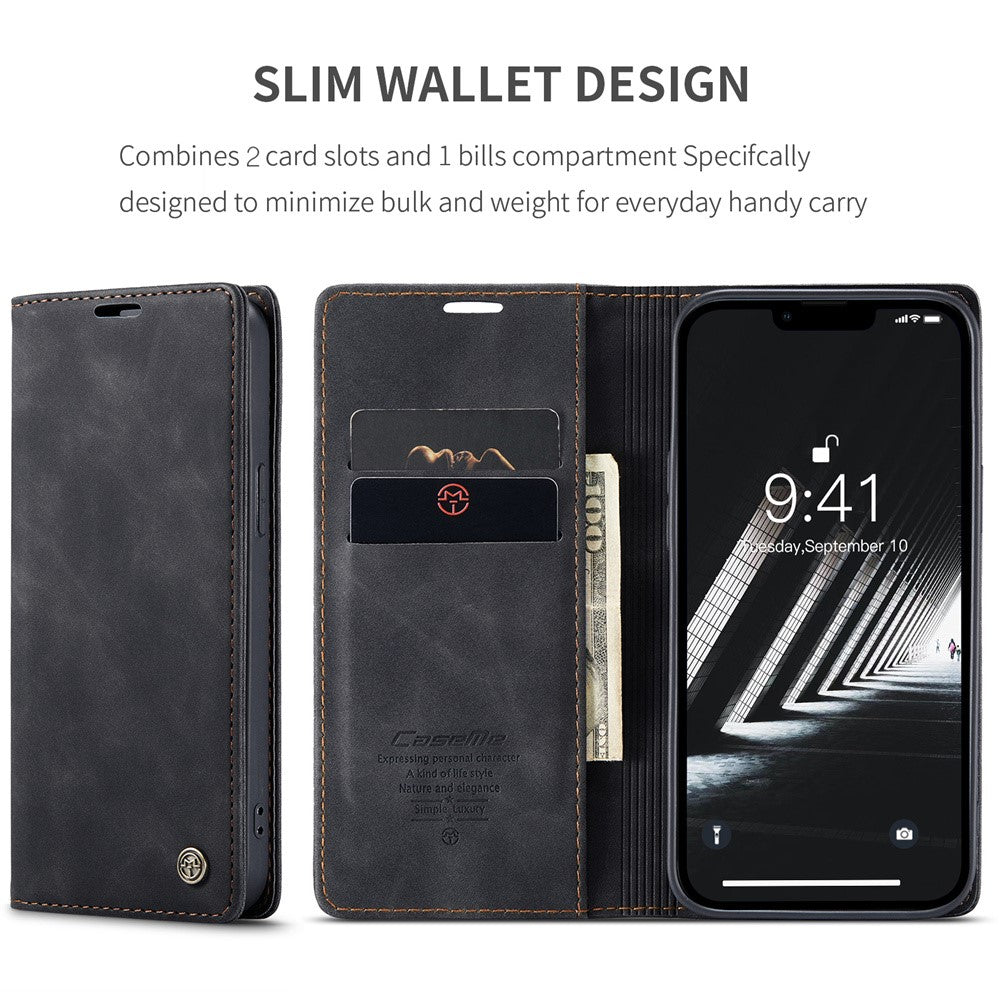 CASEME 013 Series Leather Wallet Case for iPhone 15 – image 4