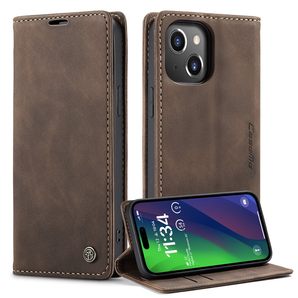 CASEME 013 Series Leather Wallet Case for iPhone 15 – image 16