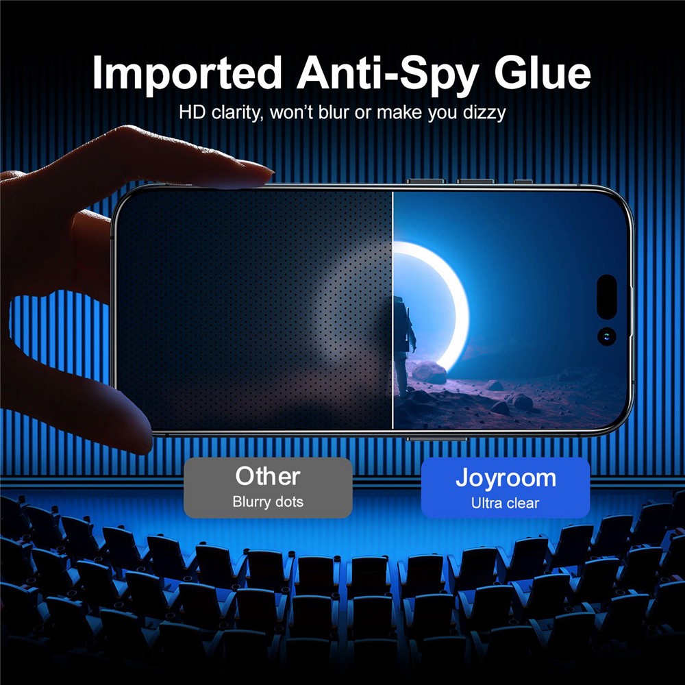 JOYROOM JR-P02 Privacy Tempered Glass Screen Protector – image 3