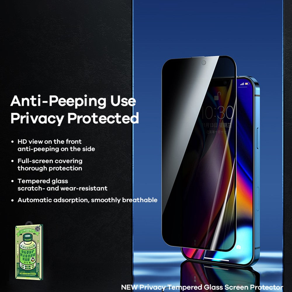 REMAX Privacy Tempered Glass Screen Protector – image 2
