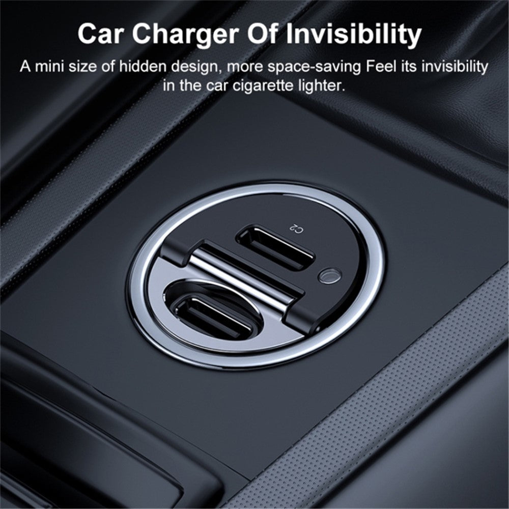 REMAX RCC332 Tanya Pro Dual USB-C Car Charger – image 5