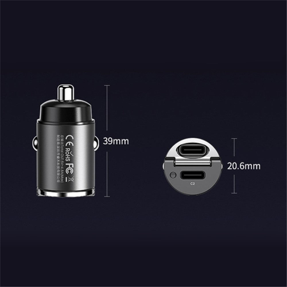 REMAX RCC332 Tanya Pro Dual USB-C Car Charger – image 7