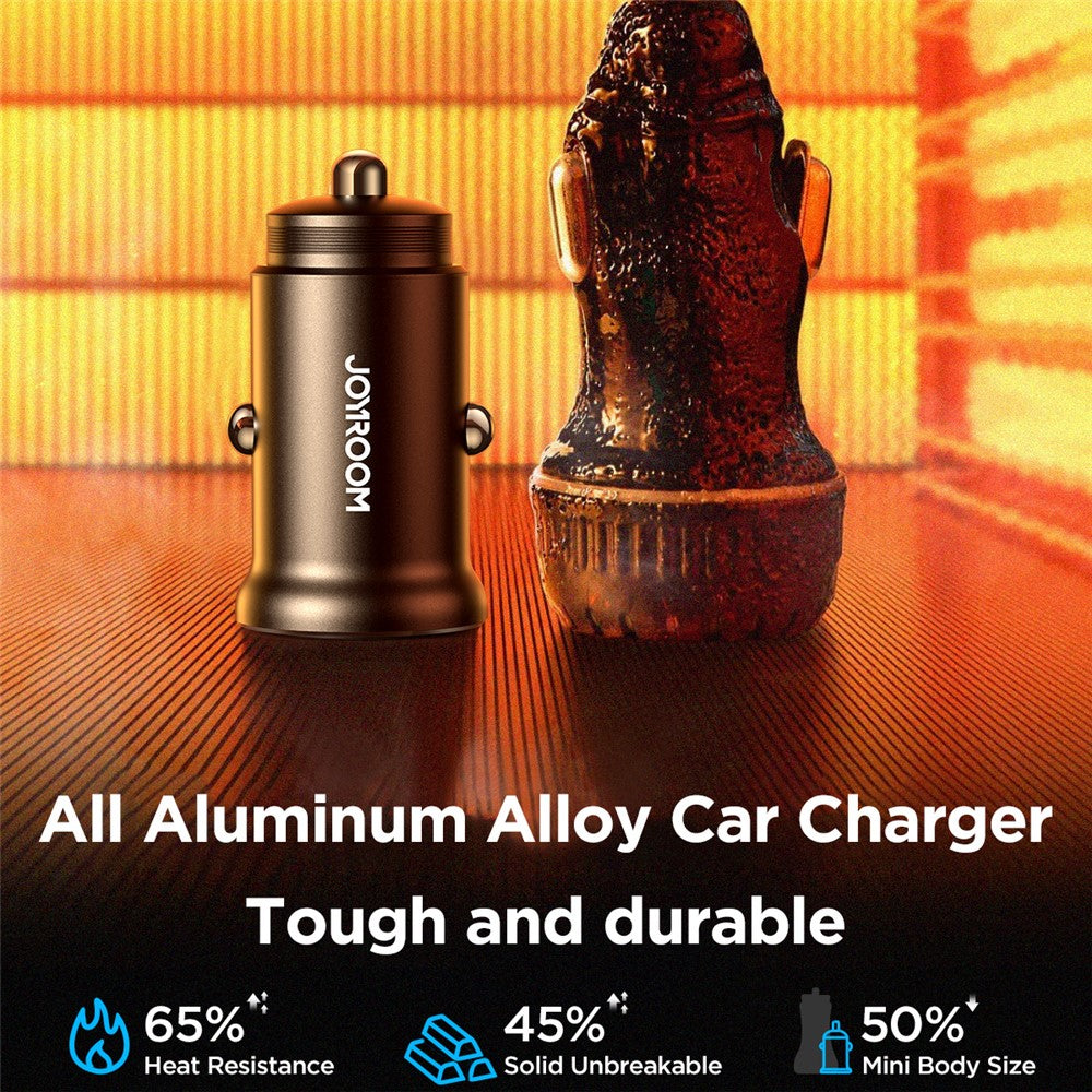 JOYROOM CCN06 Mini Dual USB-C Car Charger – image 4