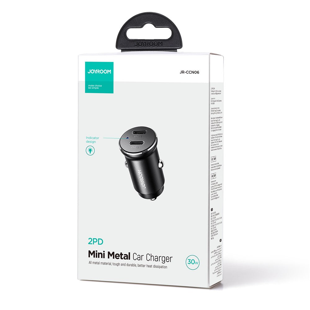 JOYROOM CCN06 Mini Dual USB-C Car Charger – image 9