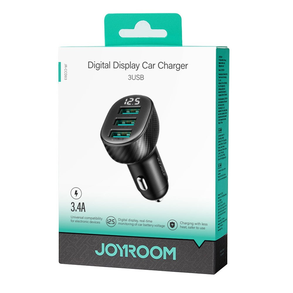 JOYROOM CCD03 3-Port USB Car Charger – image 14