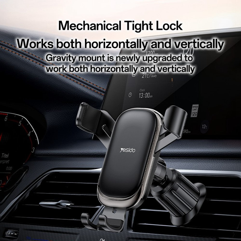 YESIDO C247 Gravity Air Vent Car Phone Holder – image 2