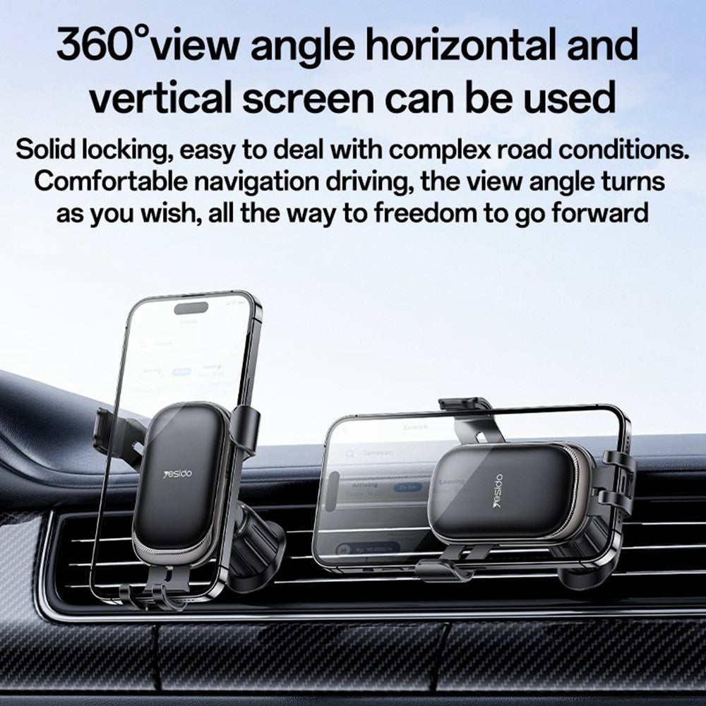 YESIDO C247 Gravity Air Vent Car Phone Holder – image 3