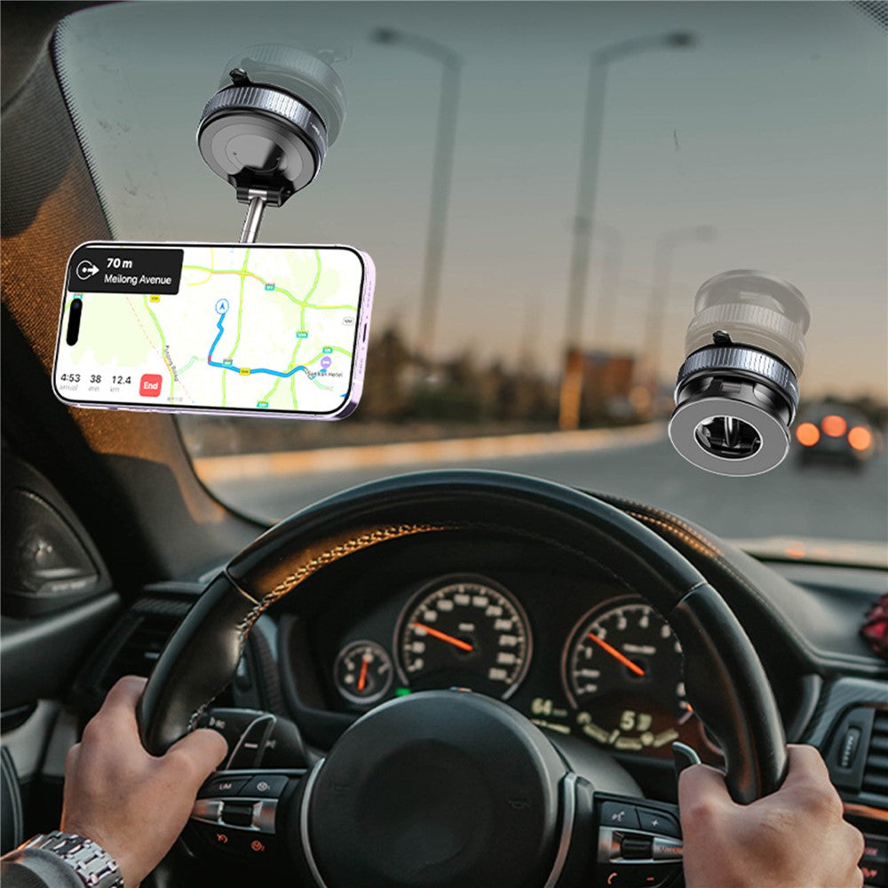 K007 Magnetic Suction Cup Car Phone Mount – image 7