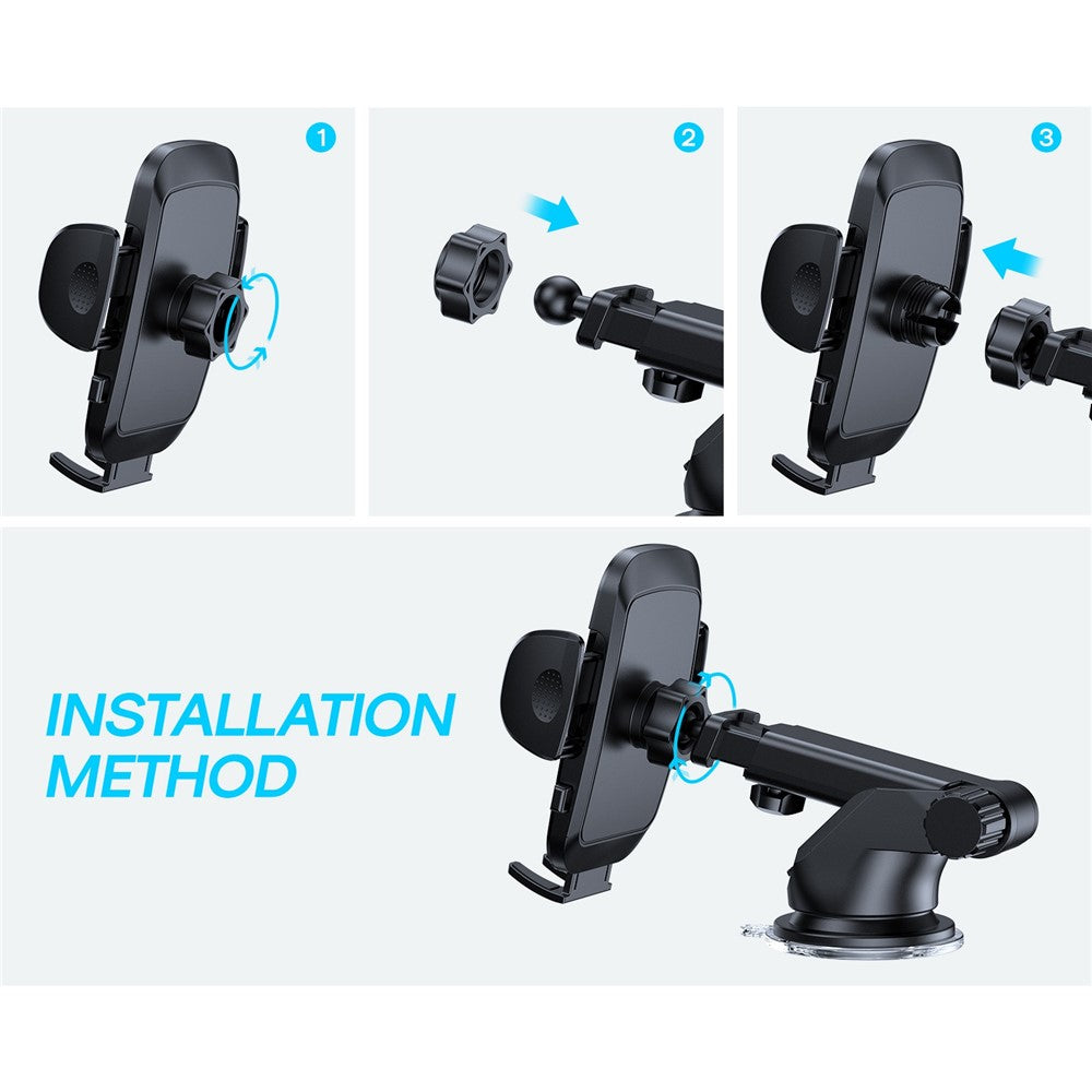 JOYROOM JR-ZS259 Suction Cup Dashboard Phone Mount – image 7