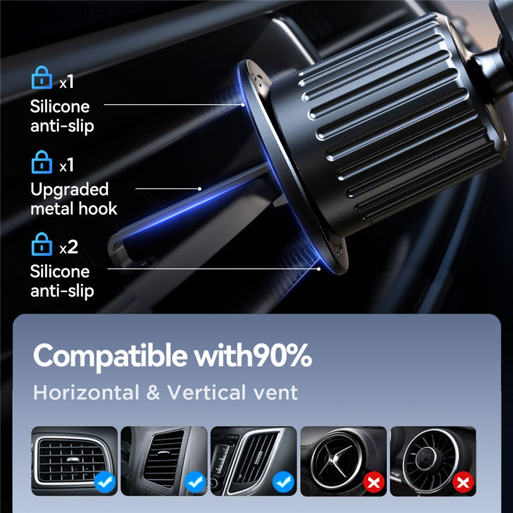 JOYROOM JR-ZS345 Magnetic Air Vent Car Phone Mount – image 5
