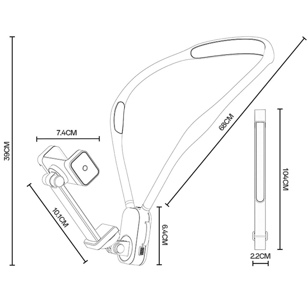YESIDO C334 Hands-Free Neck Phone Holder – image 11