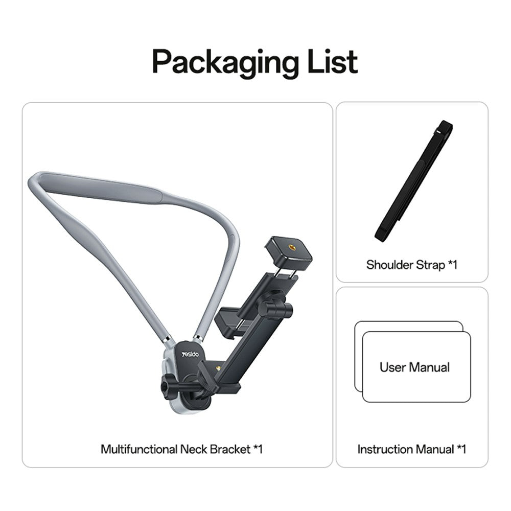 YESIDO C334 Hands-Free Neck Phone Holder – image 12