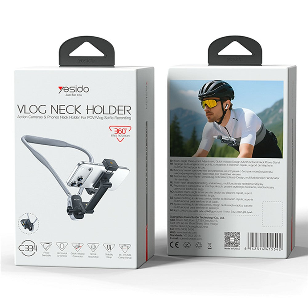 YESIDO C334 Hands-Free Neck Phone Holder – image 13