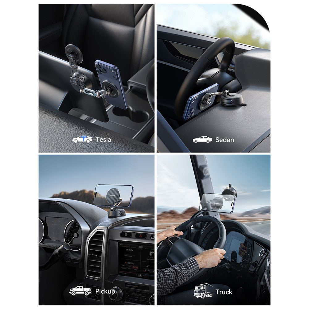 JOYROOM JR-ZS510 Foldable Magnetic Car Phone Holder – image 7
