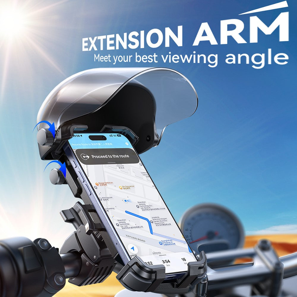 JOYROOM JR-ZS526 Bike & Motorcycle Phone Mount with Sunshade – image 4