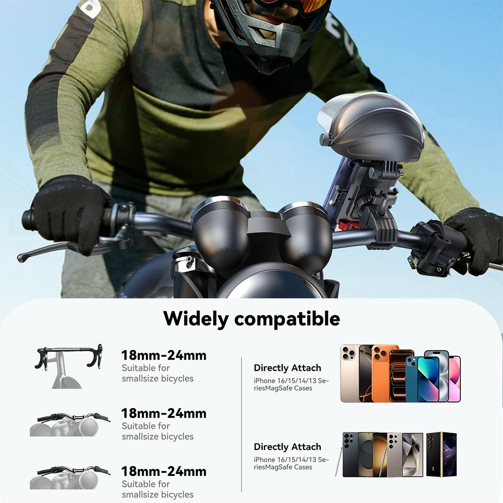 JOYROOM JR-ZS526 Bike & Motorcycle Phone Mount with Sunshade – image 8