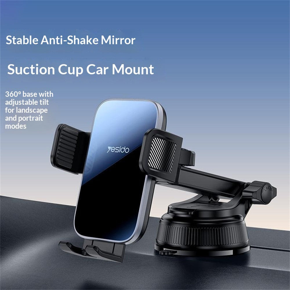 YESIDO C279 Suction Cup Car Phone Holder – image 2