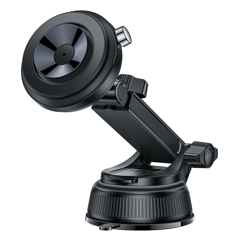 YESIDO C284 2-in-1 Magnetic Suction Car Phone Mount – Dashboard & Windscreen