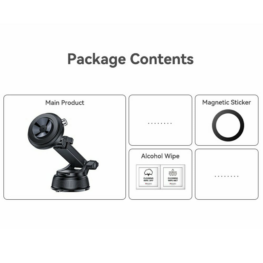 YESIDO C284 2-in-1 Magnetic Suction Car Phone Mount – image 12