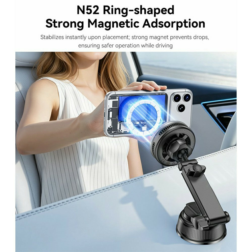YESIDO C326 25W Magnetic Wireless Car Charger – image 4