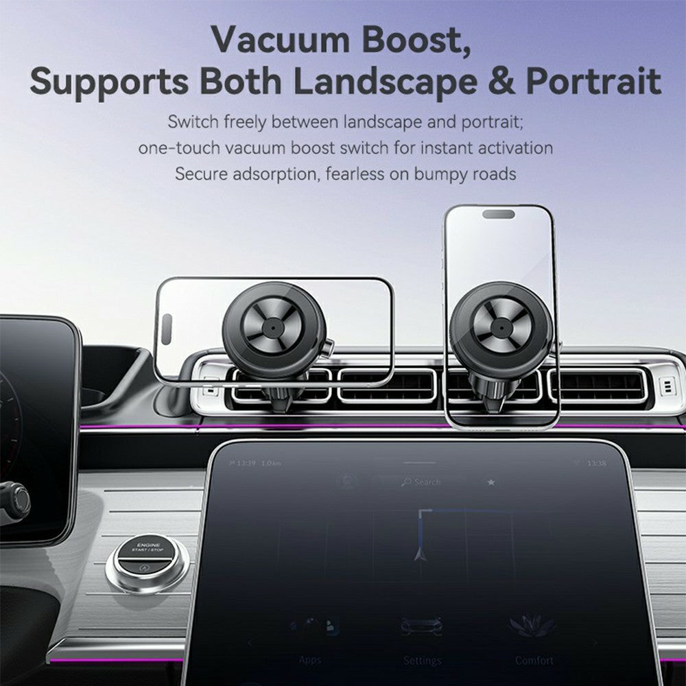 YESIDO C258 2-in-1 Magnetic Suction Air Vent Car Phone Mount – image 4