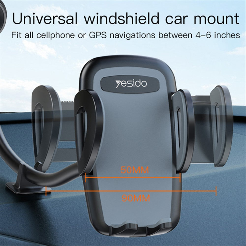 YESIDO C108 Windscreen Suction Car Phone Mount – image 4