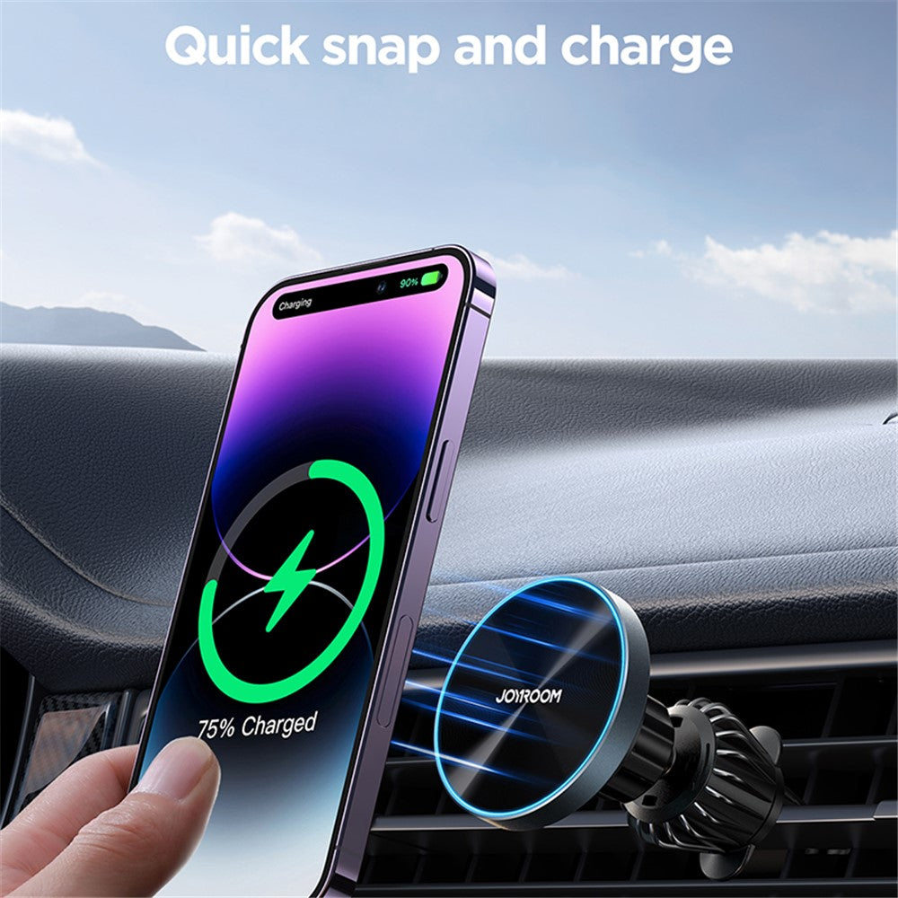 JOYROOM JR-ZS240 Pro 15W Magnetic Wireless Car Charger – image 3