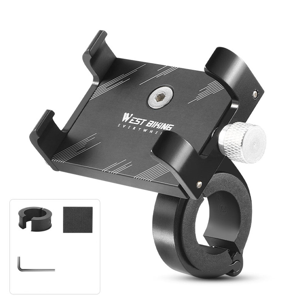 WEST BIKING Aluminum Alloy Bike Phone Mount – Cycling Handlebar Holder