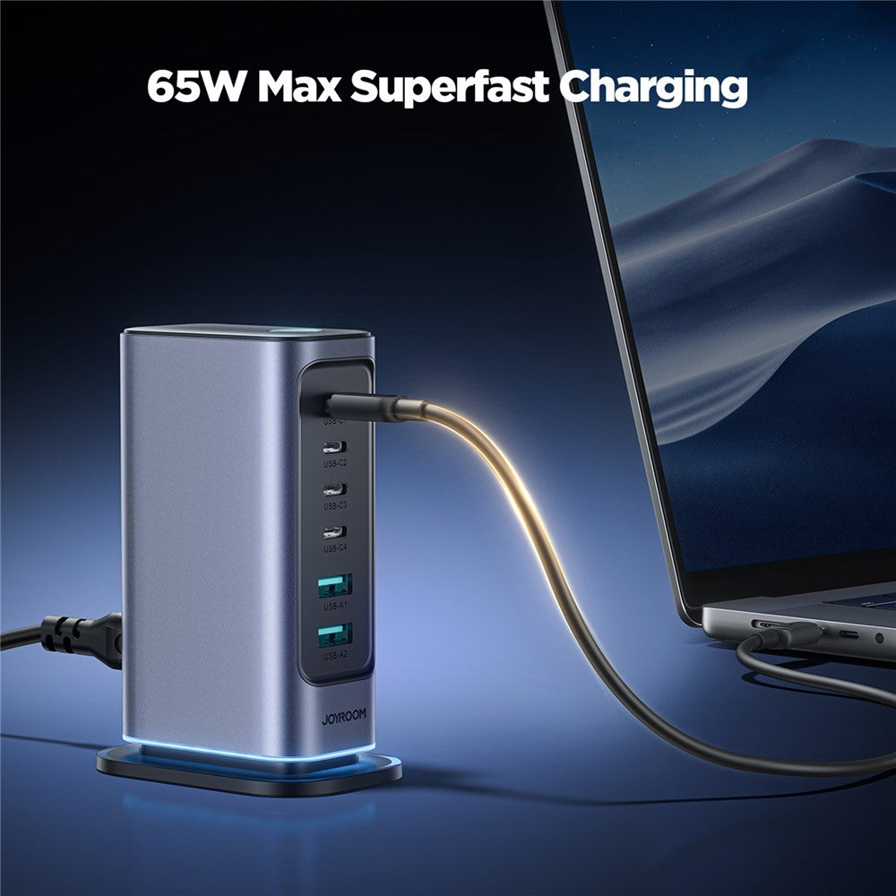 JOYROOM TCM02 65W 6-Port GaN Desktop Charger – image 4