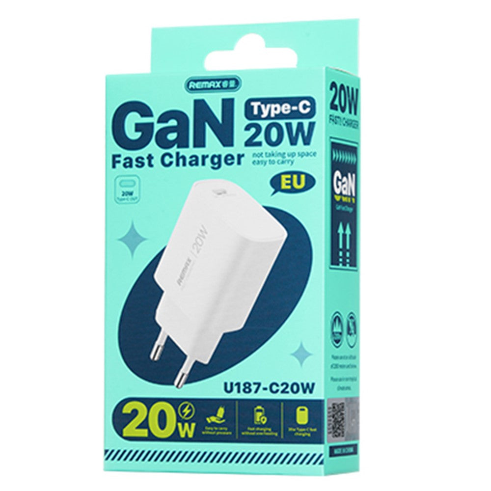 REMAX U187-C20W Compact 20W USB-C GaN Charger – image 2