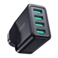 JOYROOM TCN01 4-Port USB Wall Charger – 4.8A, UK Plug