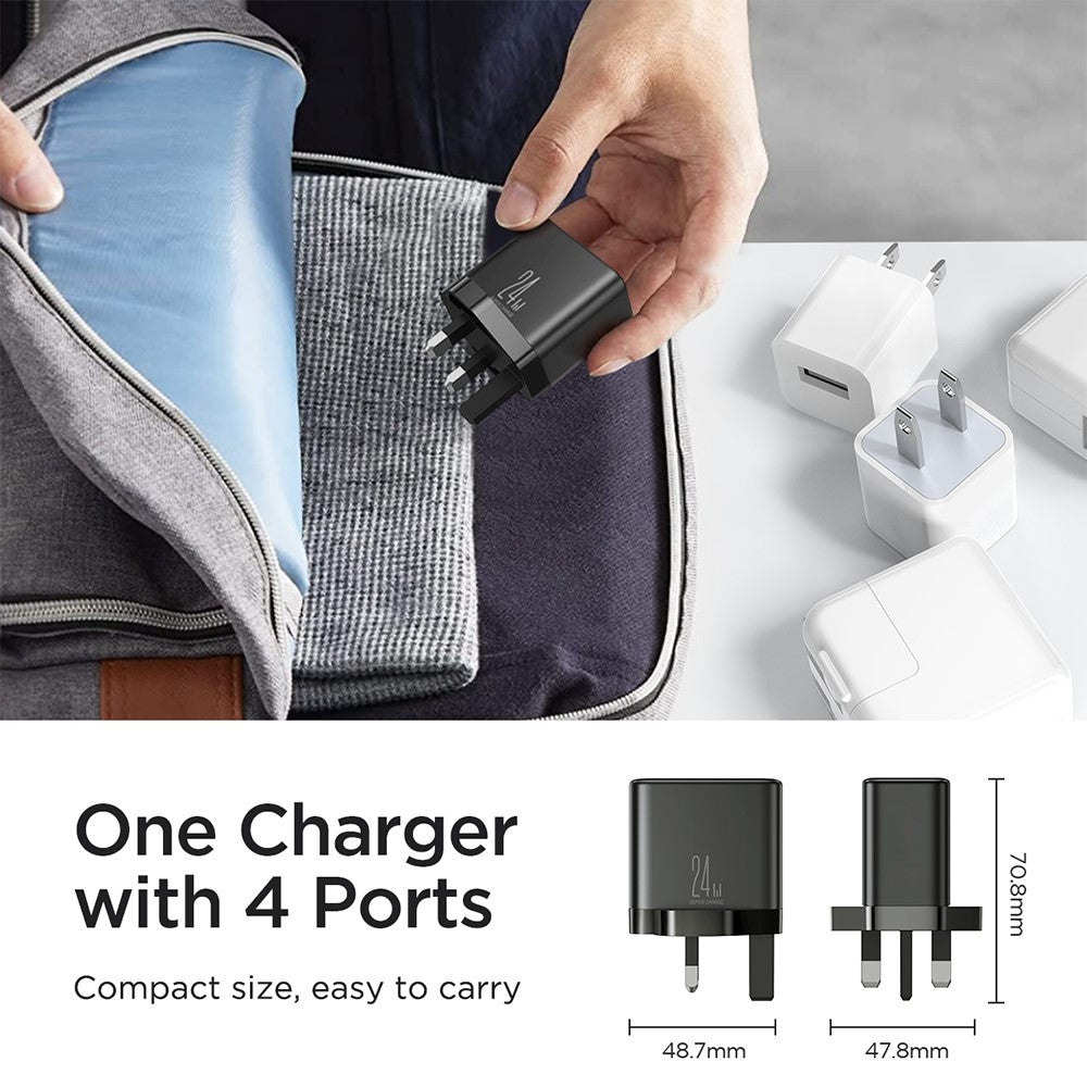 JOYROOM TCN01 4-Port USB Wall Charger – image 8