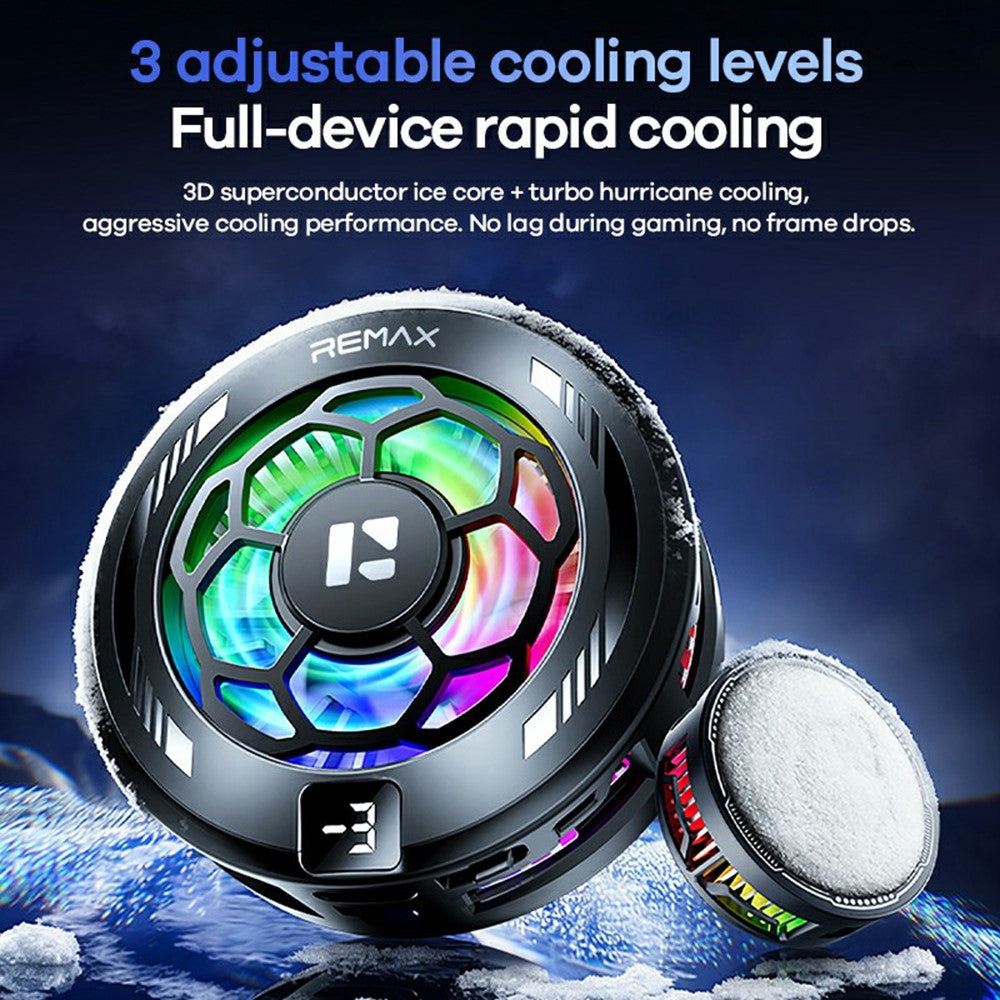 REMAX RT-F13 Magnetic Phone Cooling Fan – image 3