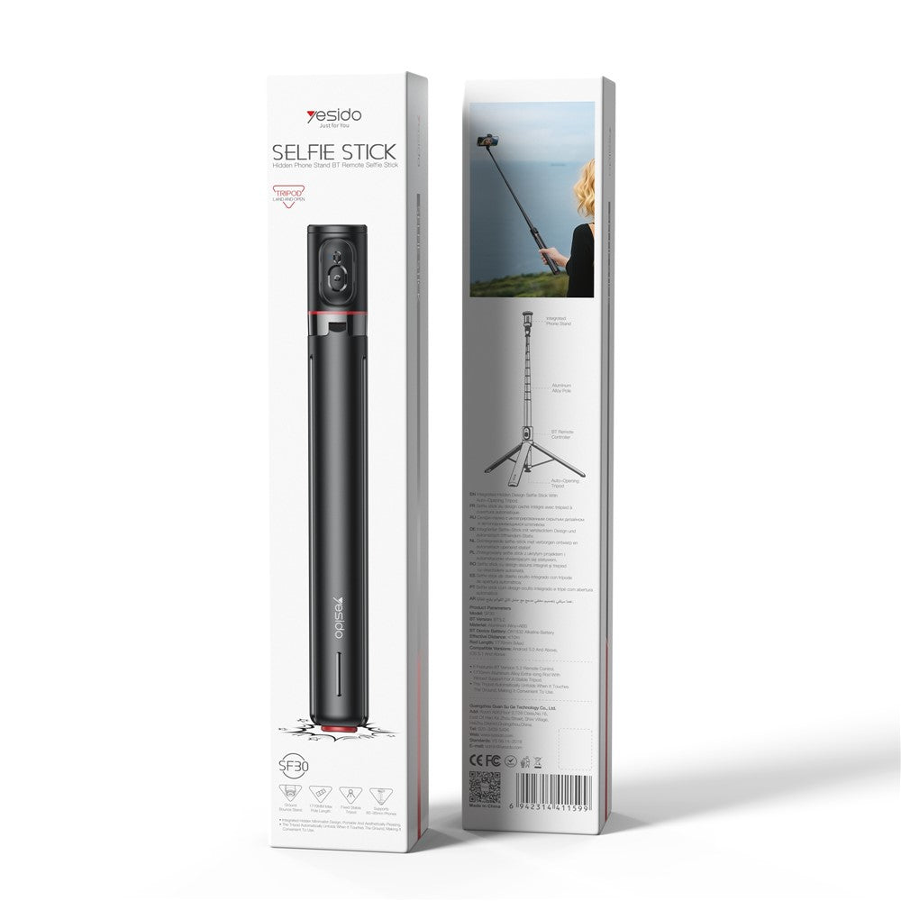 YESIDO SF30 1.7m Selfie Stick Tripod – image 12
