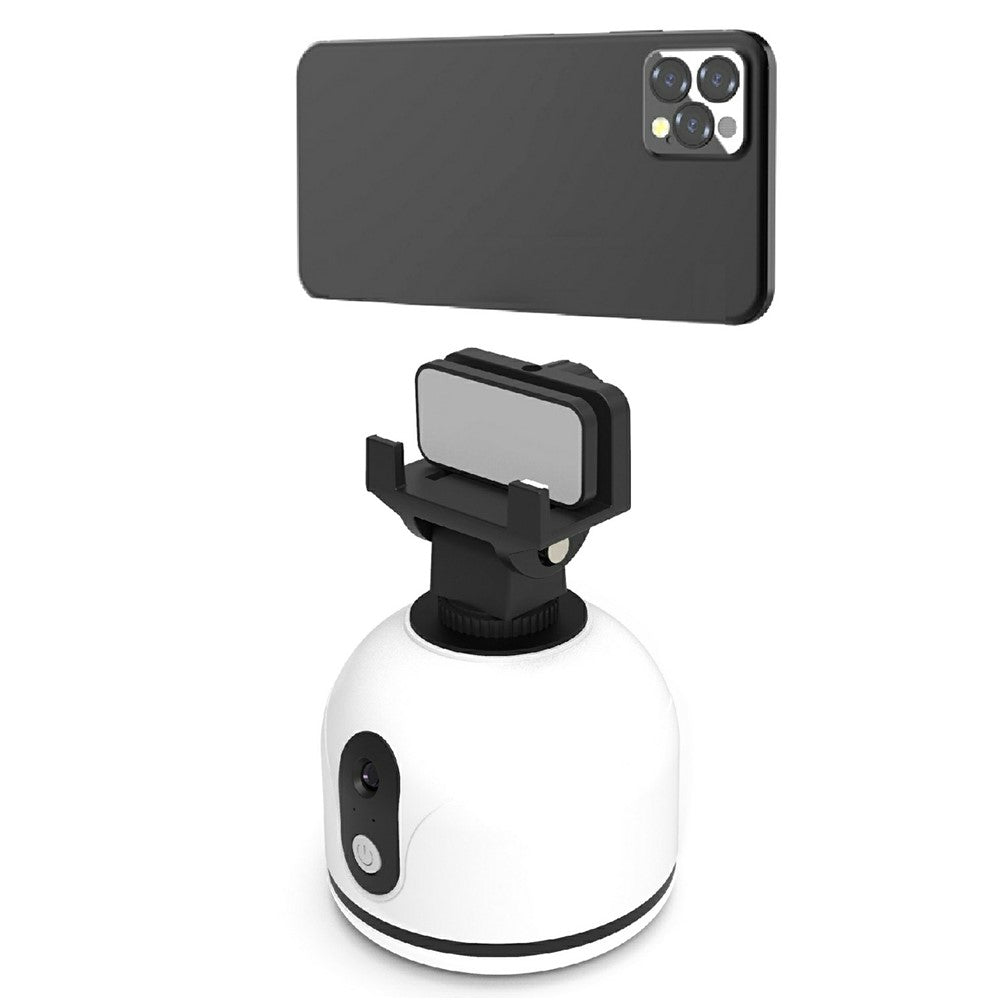 F2S Auto-Tracking Phone Stand – 360° Panoramic, No App Needed