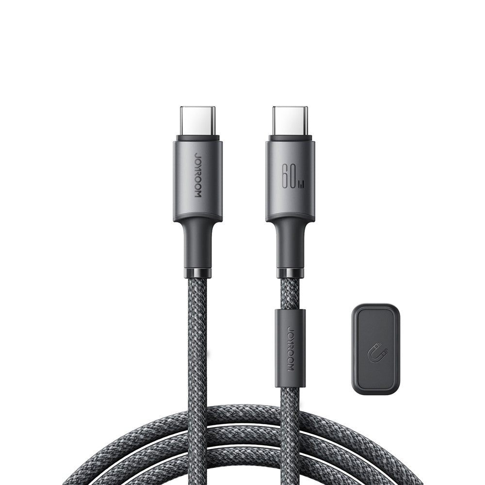 JOYROOM S-A50 USB-C to USB-C Cable with Magnetic Holder – 60W, 1.2m
