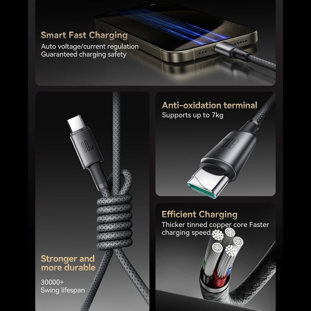 JOYROOM S-A50 USB-C to USB-C Cable with Magnetic Holder – image 6