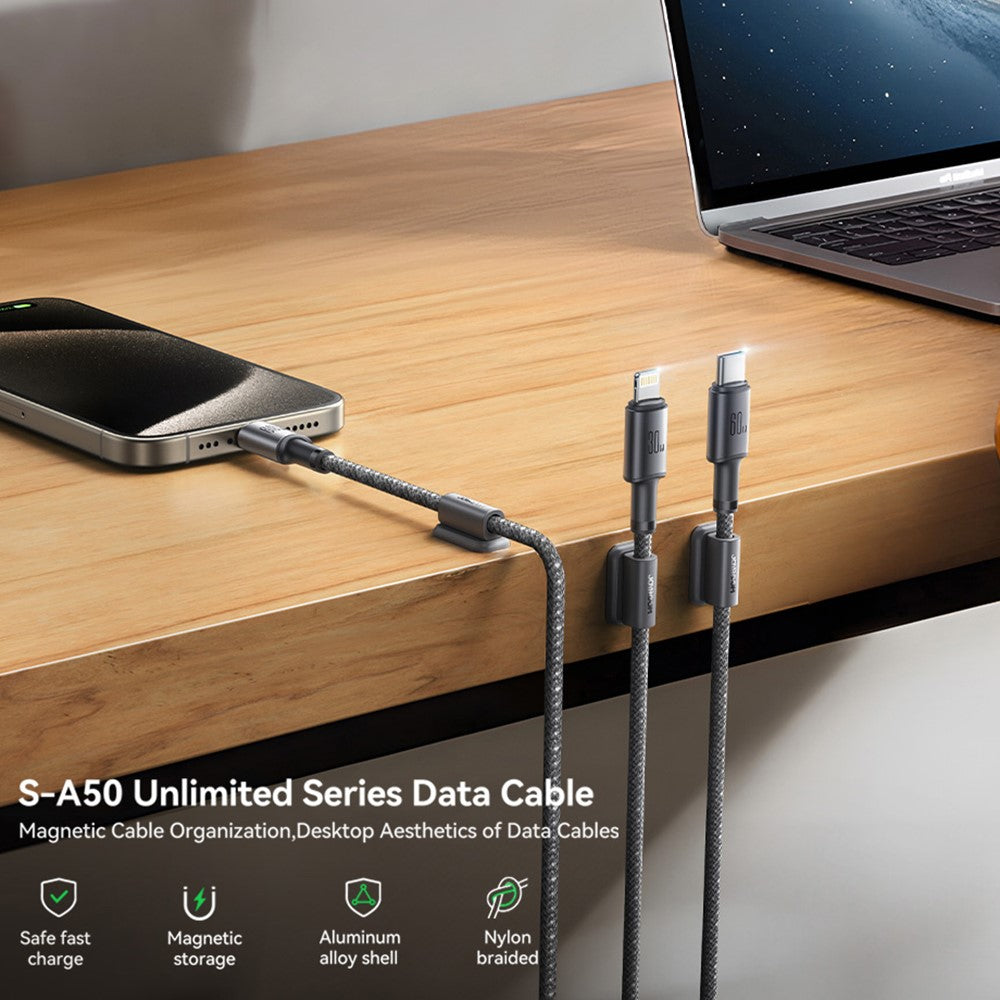 JOYROOM S-A50 USB-A to USB-C Cable with Magnetic Holder – image 2