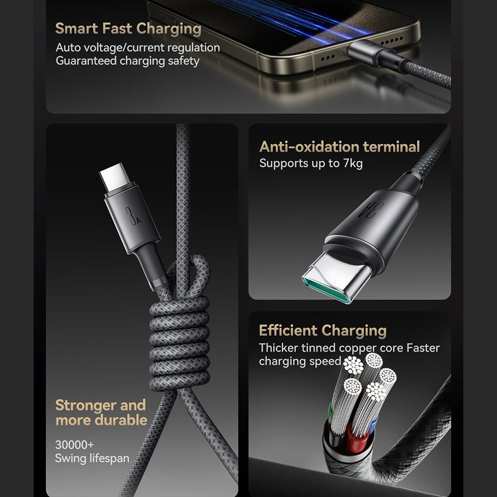 JOYROOM S-A50 USB-A to USB-C Cable with Magnetic Holder – image 6