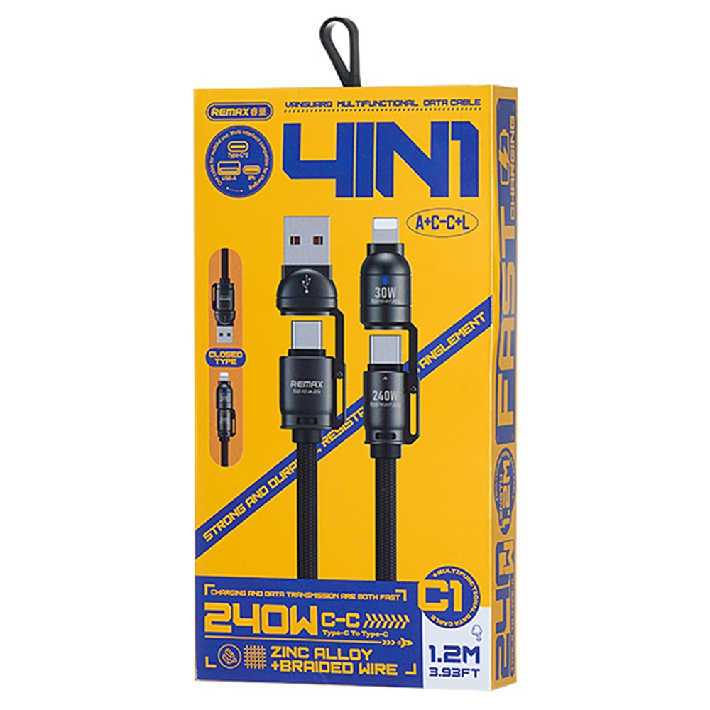 REMAX C1 4-in-1 Fast Charging Cable – image 3